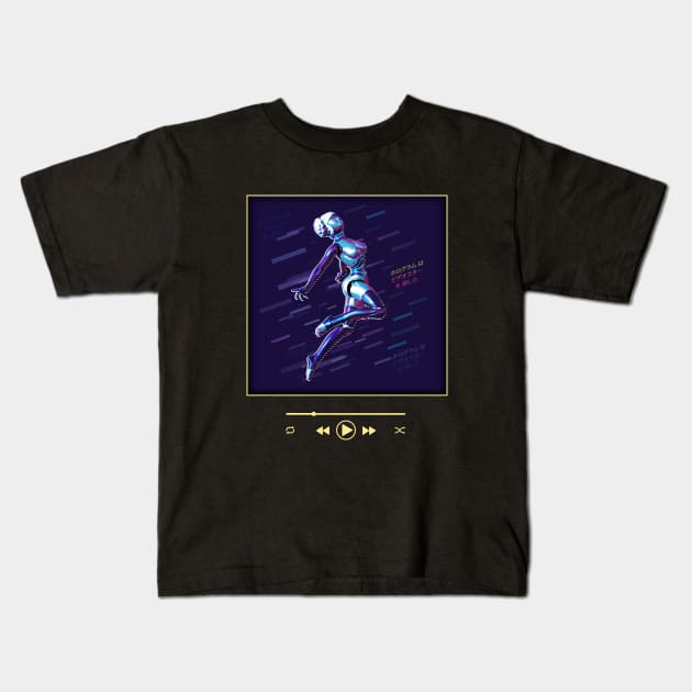 Holograms Killed the Video Star Kids T-Shirt by ChrisOConnell